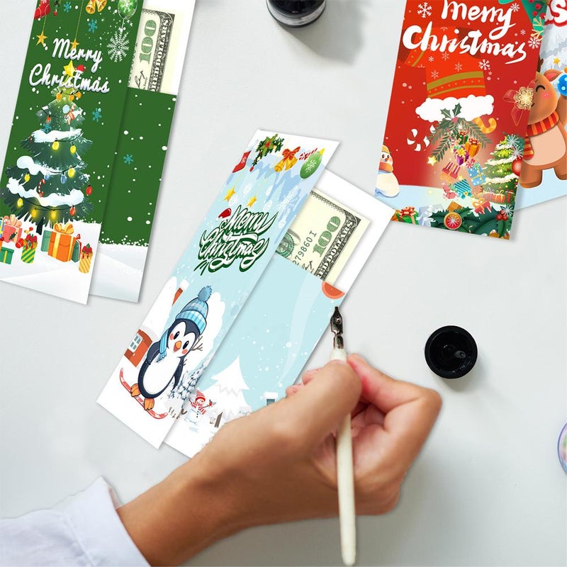 6 Different Christmas Money Cards, Totally 30 Pack Cash Xmas Card with Envelopes, Christmas Money Holders for Cash Checks or Gift Cards - Image 3